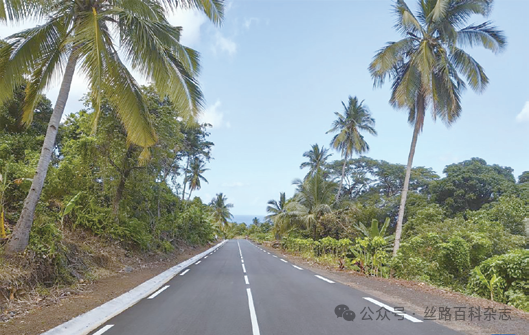 由中国企业承建的科摩罗二号公路项目.png